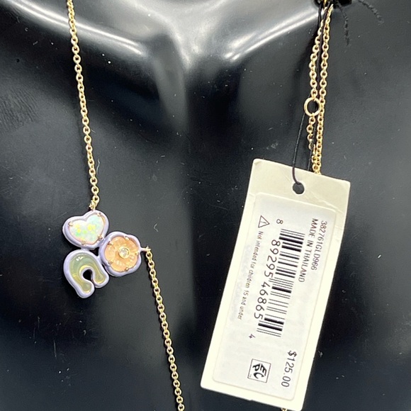 Coach Pendant Necklace Gold Tone - Picture 7 of 11